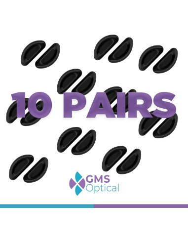 Almohadillas de Nariz GMS Óptico 10 Pares Antideslizantes