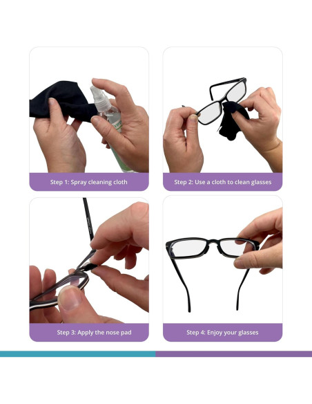 Almohadillas de Nariz GMS Óptico 10 Pares Antideslizantes