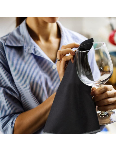 Paños de Microfibra SINLAND 4 Piezas 63.5x50.8cm Negro