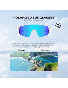 Gafas de sol deportivas WGKVP 5051 UV400 polarizadas 2