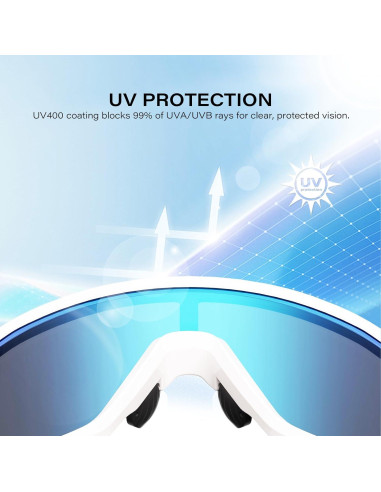 Gafas de sol deportivas WGKVP 5051 UV400 polarizadas