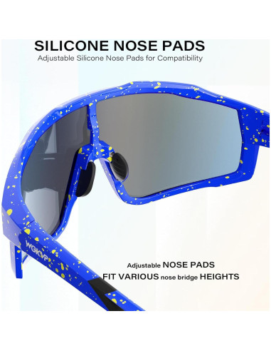 Gafas de sol deportivas WGKVP 5051 UV400 polarizadas