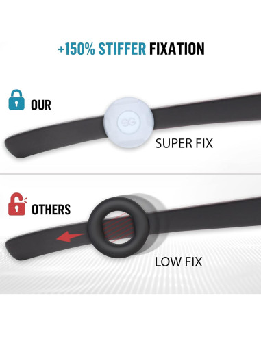 Agarre para Gafas SIGONNA - Silicona Antideslizante - 12 Pares