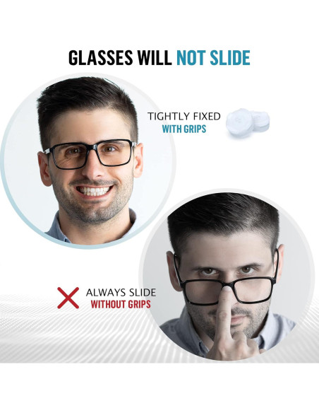 Agarre para Gafas SIGONNA - Silicona Antideslizante - 12 Pares