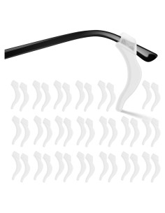20 Pares de Sujetadores de Gafas TUOPUSIDA Silicona Transparente
