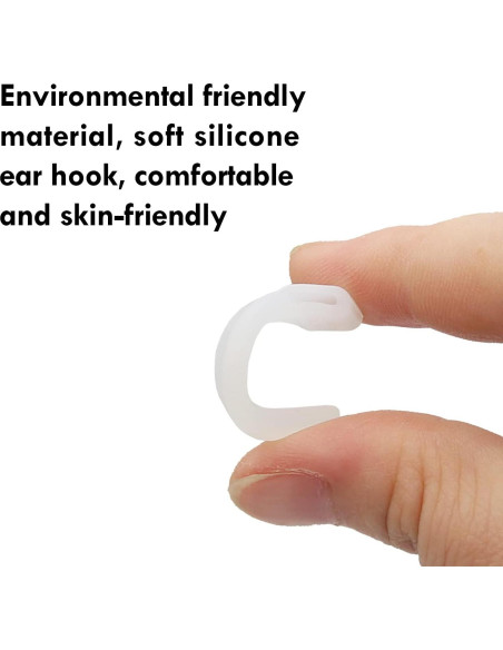 20 Pares de Sujetadores de Gafas TUOPUSIDA Silicona Transparente