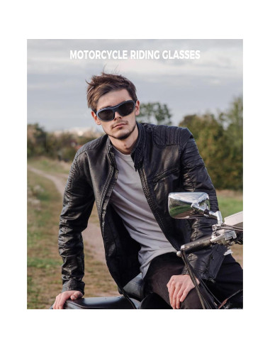 Gafas de Motocicleta FIMOSON con Lentes UV400 y Protección HD