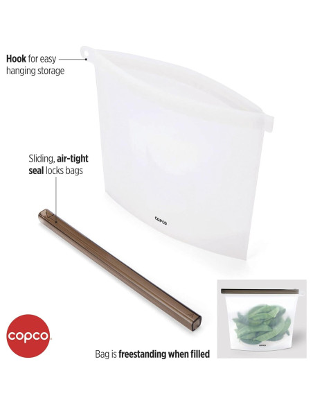 Bolsa de Almacenamiento Silicona Reutilizable Copco 1500 ml