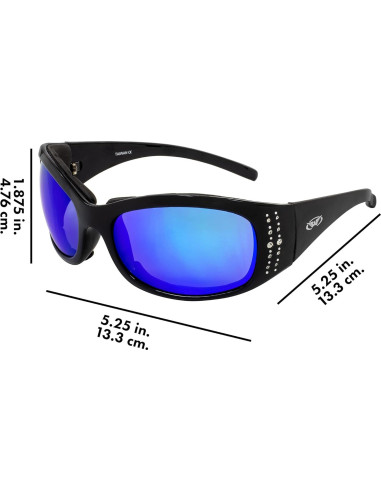 Gafas de Motocicleta Global Vision Fight Back 2 para Mujeres