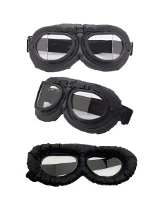 Gafas de Motocicleta Vintage LJDJ - 2 Paquetes Unisex 2