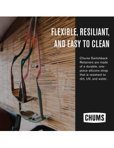 Retenedor de Gafas Chums Switchback Silicona Verde Mar 2