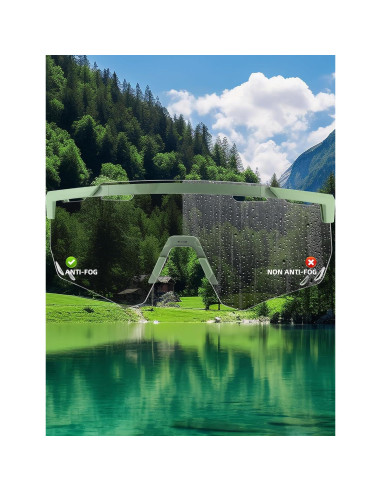 Gafas de Ciclismo ROCKBROS Photochromic UV Anti-vaho Verde