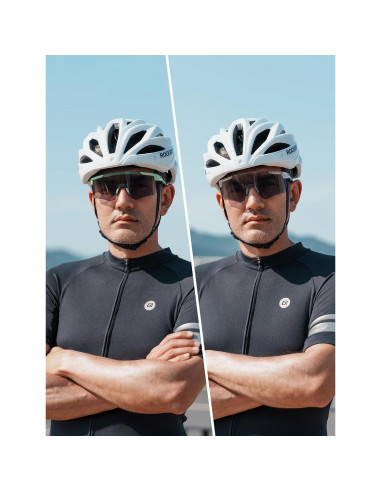 Gafas de Ciclismo ROCKBROS Photochromic UV Anti-vaho Verde