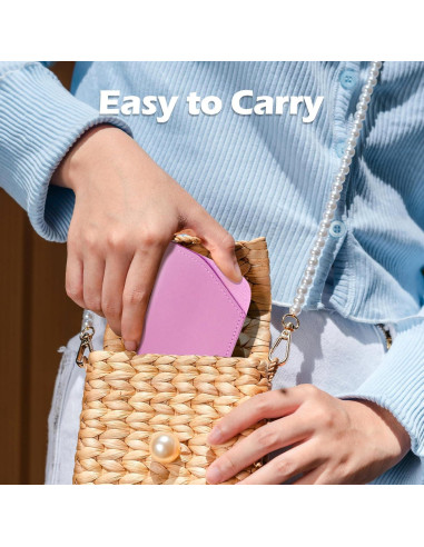 4 Fundas de Gafas Suaves de Cuero PU Multicolor Portátiles