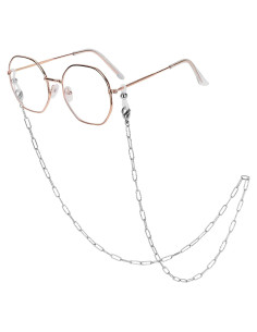 Cadena de Gafas de Acero Inoxidable Hecha a Mano 75 cm