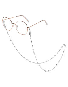 Cadena de Gafas de Acero Inoxidable Hecha a Mano 75 cm