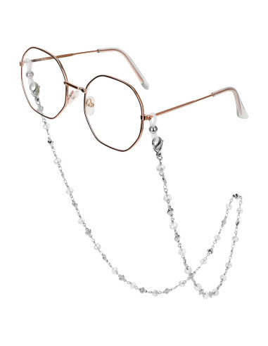 Cadena de Gafas de Acero Inoxidable Hecha a Mano 75 cm