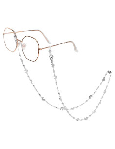 Cadena de Gafas Acero Inoxidable Hecha a Mano 74.93 cm