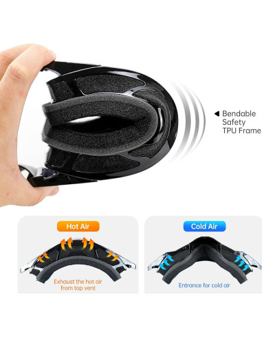 Gafas de Motocross con Cubierta para Nariz - MX ATV Adultos