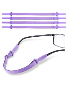 Correa Ajustable para Gafas LVVFit 4 Piezas Púrpura