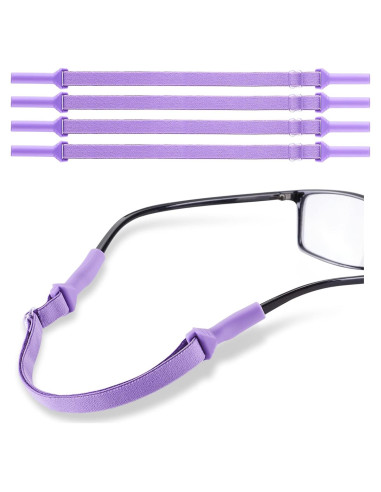 Correa Ajustable para Gafas LVVFit 4 Piezas Púrpura