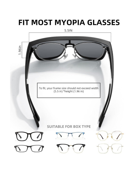 Gafas de Sol Polarizadas ROCKBROS UV400 Ajustables para Conducir