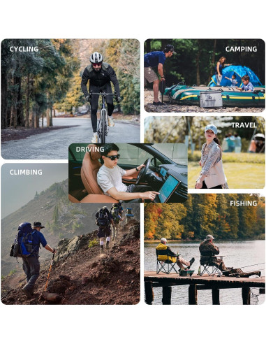 Gafas de Sol Polarizadas ROCKBROS UV400 Ajustables para Conducir