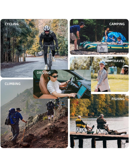 Gafas de Sol Polarizadas ROCKBROS UV400 Ajustables para Conducir