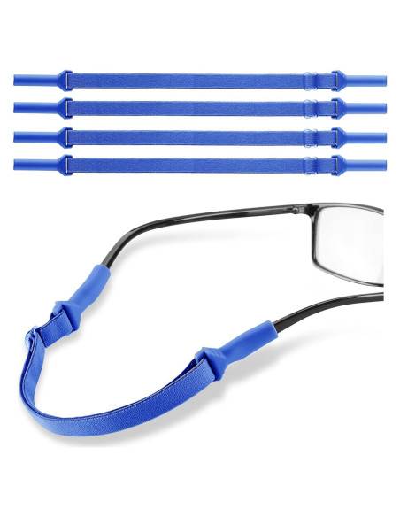 Correa Ajustable para Gafas Lvvfit 4pcs Azul Nylon Silicona