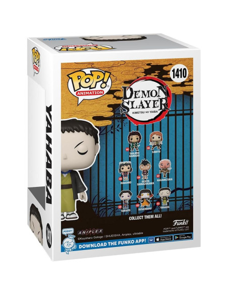 Figura de Vinilo Funko Pop! Demon Slayer Yahaba Brilla en la Oscuridad