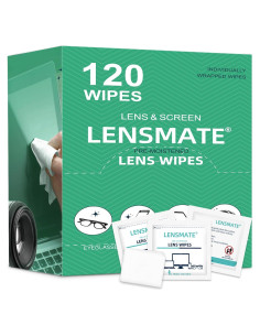 Toallitas de Limpieza Lensmate 120 Unidades Pre-humedecidas