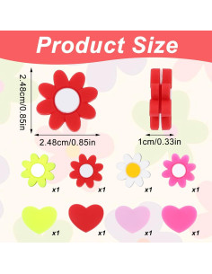 Amortiguadores de Raqueta de Tenis LLOUSSAK - 8 Piezas Silicona 2