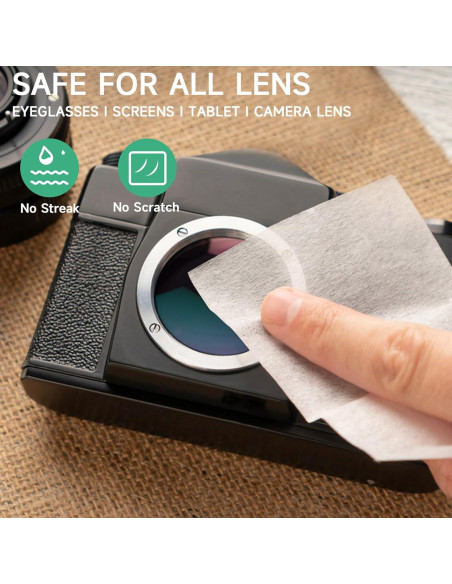 Toallitas de Limpieza Lensmate 120 Unidades Pre-humedecidas