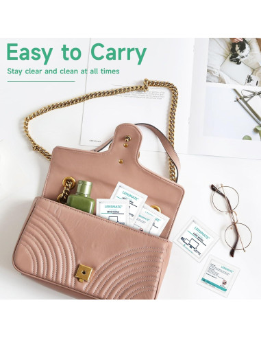 Toallitas de Limpieza Lensmate 120 Unidades Pre-humedecidas