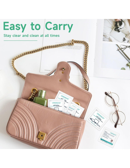 Toallitas de Limpieza Lensmate 120 Unidades Pre-humedecidas