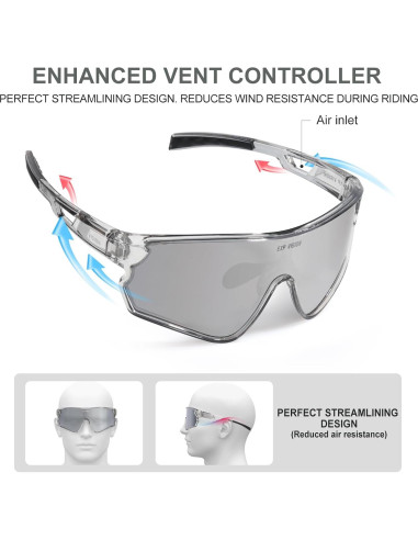 Gafas de Ciclismo TOP VISION EX-9400 Polarizadas UV400