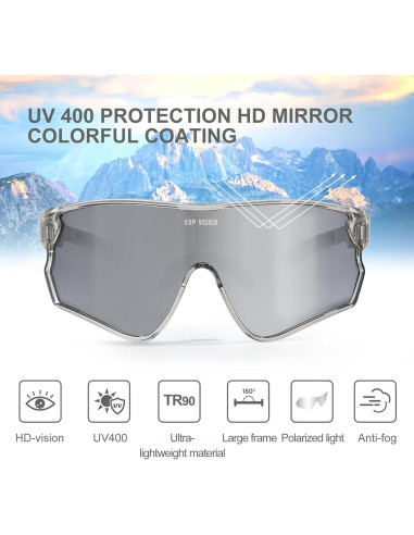 Gafas de Ciclismo TOP VISION EX-9400 Polarizadas UV400