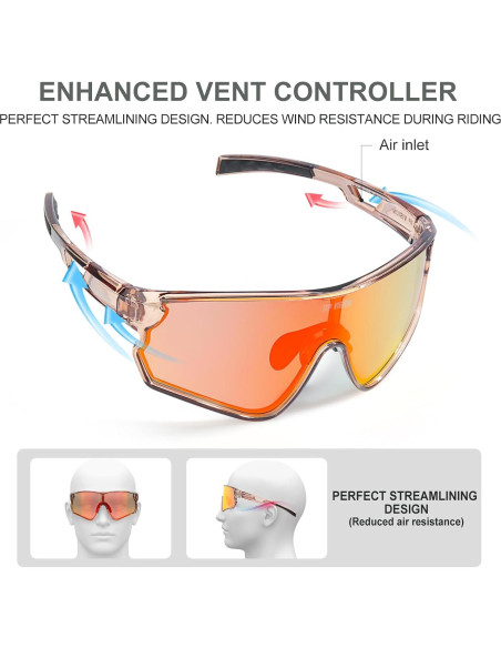 Gafas de Ciclismo TOP VISION EX-9400 Polarizadas UV400