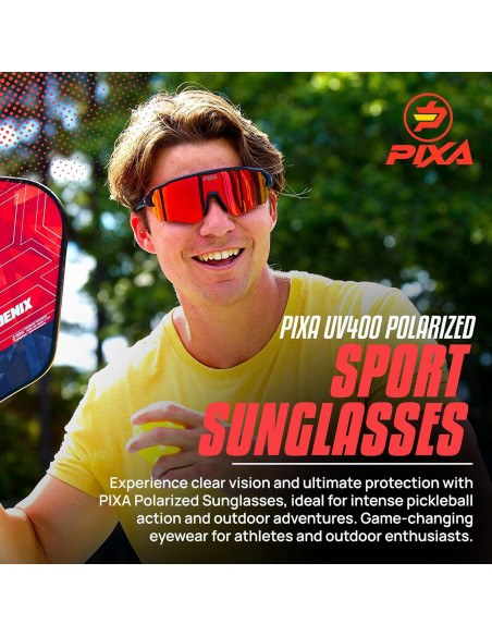 Gafas de sol deportivas PIXA UV400 polarizadas con estuche