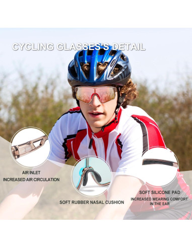 Gafas de Ciclismo TOP VISION EX-9400 Polarizadas UV400