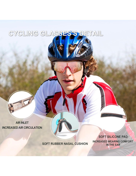 Gafas de Ciclismo TOP VISION EX-9400 Polarizadas UV400