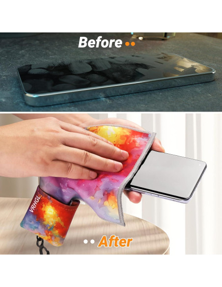 Paño de limpieza de gafas VRHGL 4 microfibra 10x15 cm