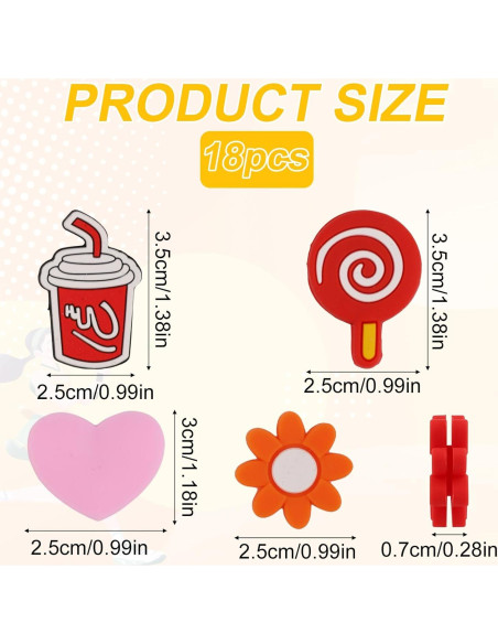 18 Amortiguadores de Vibración para Raquetas de Tenis Gosknor