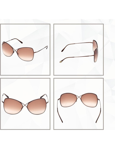 Gafas de sol Tom Ford FT0250 Colette para mujeres + Kit iWear