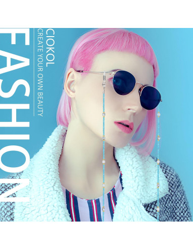 Cadena de Gafas Harmony - Soporte de Piedra Natural 78.74 cm