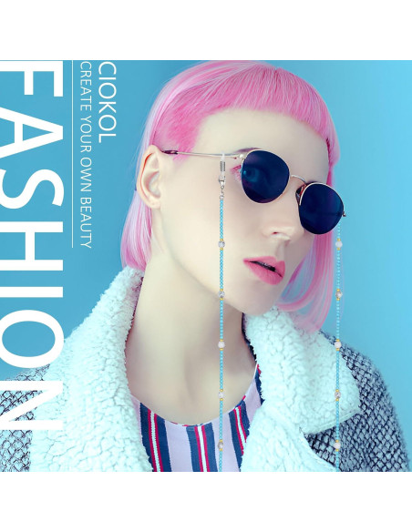 Cadena de Gafas Harmony - Soporte de Piedra Natural 78.74 cm