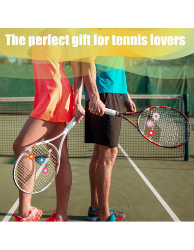 18 Amortiguadores de Vibración para Raquetas de Tenis Gosknor