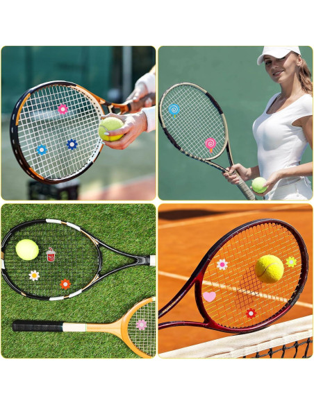 18 Amortiguadores de Vibración para Raquetas de Tenis Gosknor