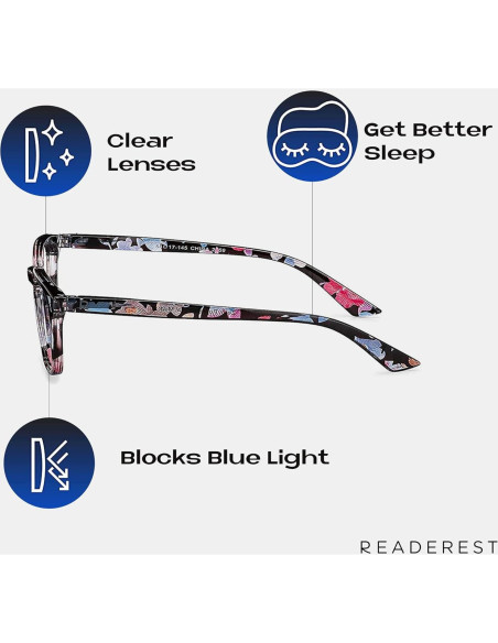 Gafas de Luz Azul Readerest Unisex 1.75x Antirreflejo