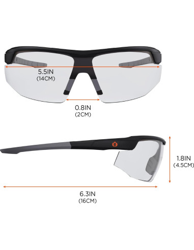 Gafas de Seguridad Skullerz SKOLL Ergodyne Lente Clara Anti-Niebla
